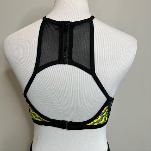 Andrea Iyamah Swim Womens Size Top Small Bottom Medium Snake High Waist Bikini - Picture 7 of 12